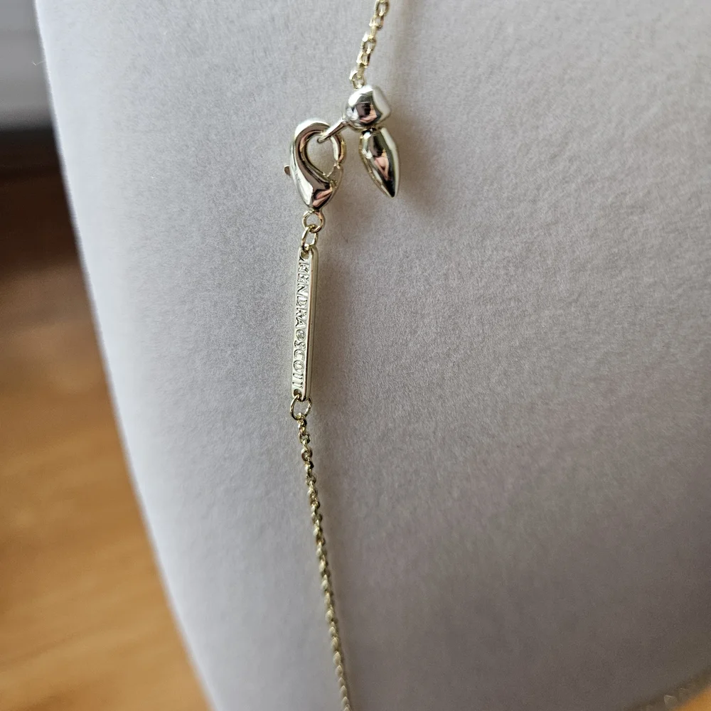 Kendra Scott Gold Necklace with Crystal - Picture 4 of 4